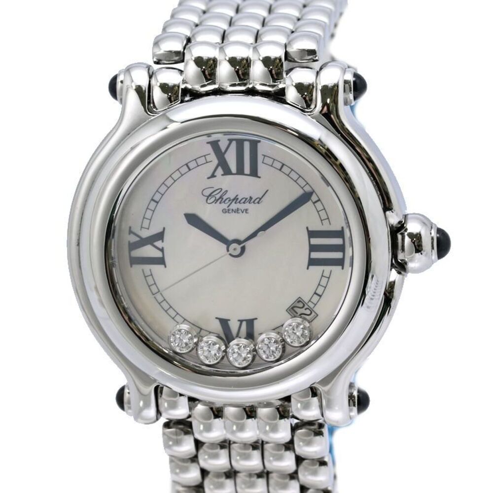 Chopard Happy Sport 5P Diamond 28 8347-23 Men's Watch Stainless Steel 40478